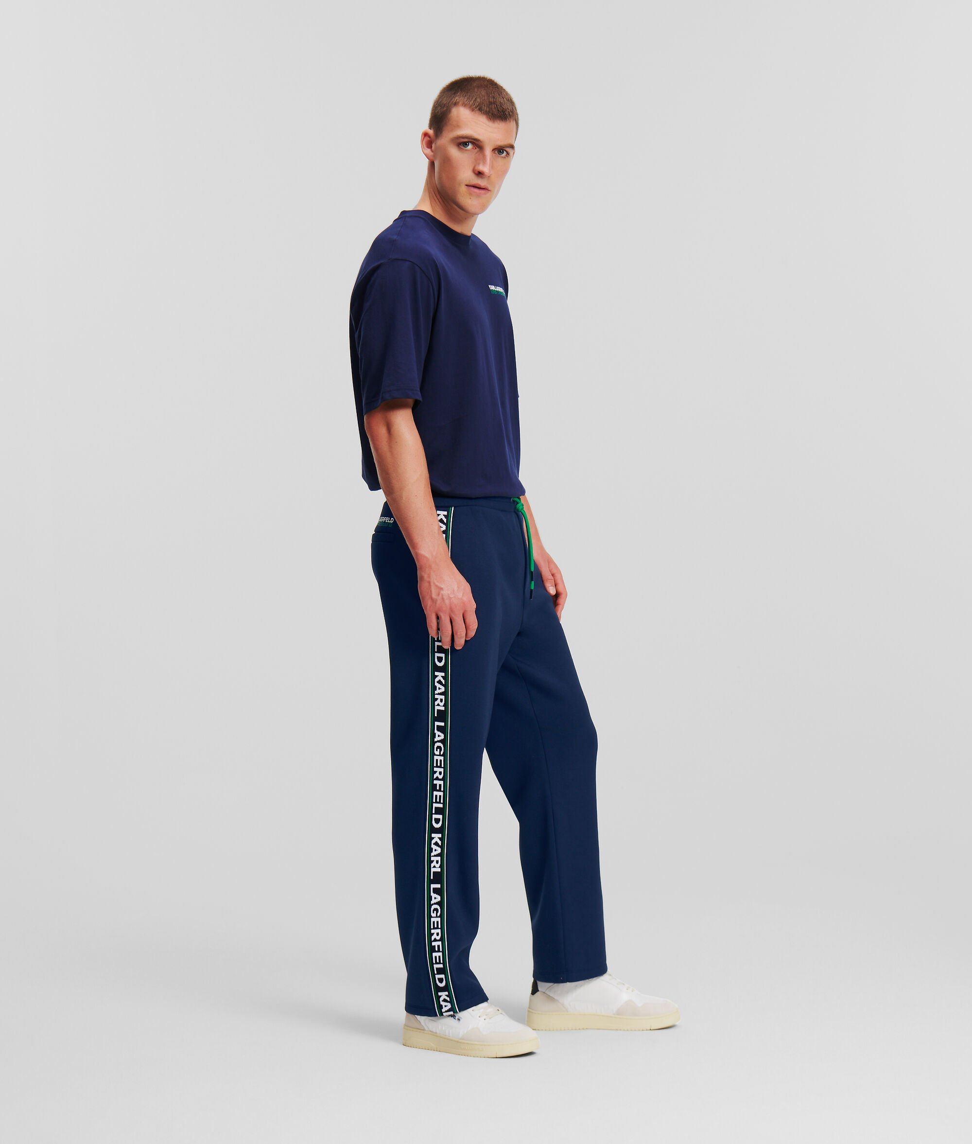 (image for) User-Friendly KARL LOGO TAPE SWEATPANTS